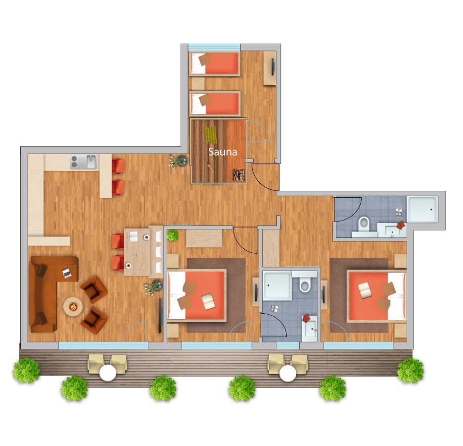 Residenz Fliana Deluxe Apartment Mathon ภายนอก รูปภาพ