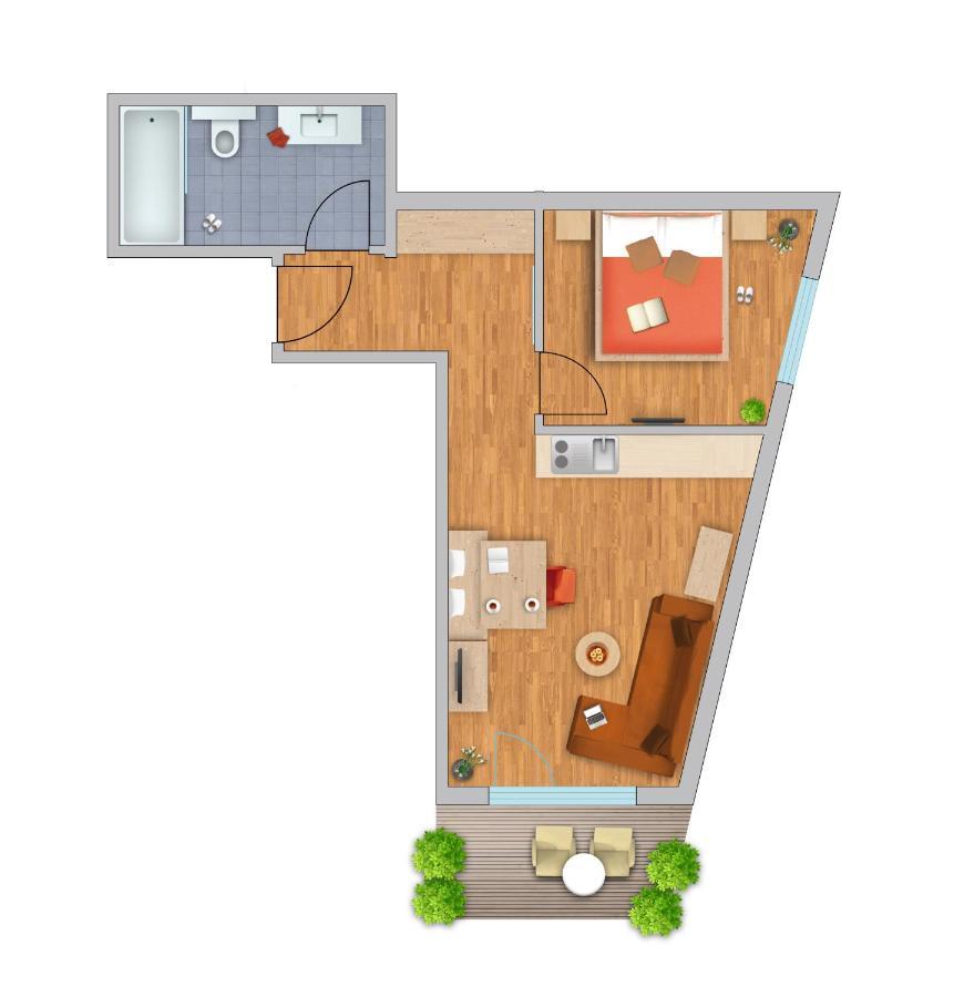 Residenz Fliana Deluxe Apartment Mathon ภายนอก รูปภาพ